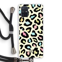 Leopard pattern: Samsung Galaxy A71 Transparant Hoesje met koord