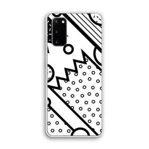 Pop Art #4: Samsung Galaxy S20 Transparant Hoesje