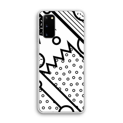 Pop Art #4: Samsung Galaxy S20 Transparant Hoesje