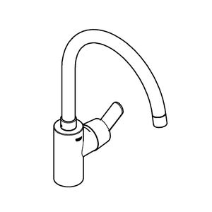 GROHE Get Keukenkraan - hoog - chroom 31494001