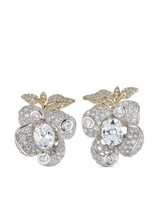 Anabela Chan boucles d'oreilles en or jaune et blanc 18ct - Argent