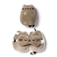 Union Pusheen kat rond reiskussen & slaapmasker
