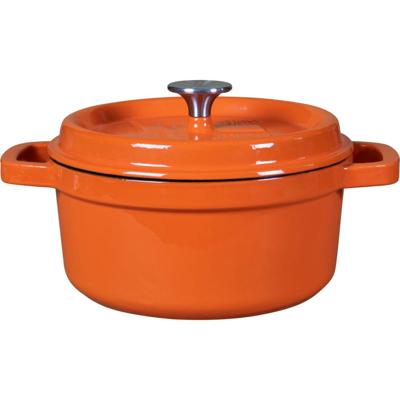 Solinger the windmill premium gietijzeren braadpan 2.5l oranje/emaille