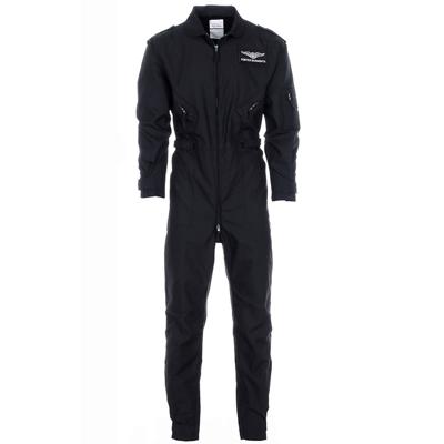 Fostex Garment Piloten verkleed overall - volwassenen - zwart - carnaval - piloot