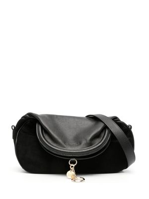 See by Chloé sac porté épaule à logo embossé - Noir