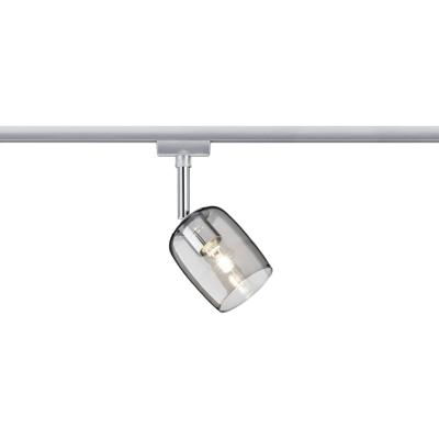 Paulmann Blossom 230V-railsysteem lamp URail G9 Chroom (mat), Rookglas