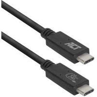 ACT USB4® 20Gbps aansluitkabel C male - C male 1 meter USB-IF gecertificeerd