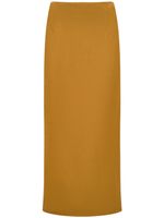 12 STOREEZ Midi-rok met split - Geel - thumbnail