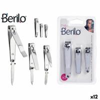 Nagelknipper Berilo 1703239 Zilverkleurig Metaal (12 Stuks)