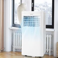 Mobiele Airconditioning 9000 BTU 2,5 KW Koelen Ventileren en Ontvochtigen Airconditioner met Afvoerslang Wifi/App/Afstandsbediening