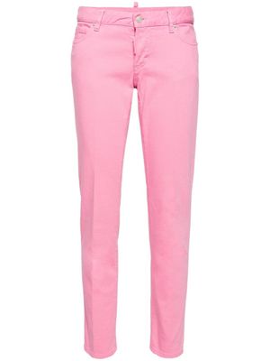 Dsquared2 Pink Bull low waist skinny jeans - Roze Dsquared2 Pink Bull low waist skinny jeans - Roze