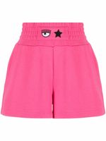 Chiara Ferragni short Eye Star en coton - Rose
