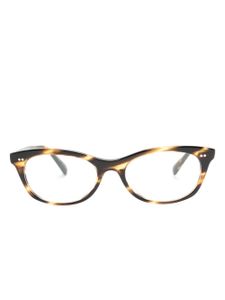 Oliver Peoples lunettes de soleil Dezerai à monture rectangulaire - Marron