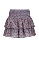 NoBell winter rok meisjes - blauw - Nika - smocked, laagjes