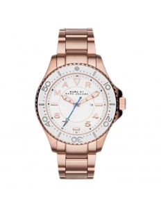 Horlogeband Marc by Marc Jacobs MBM3409 Roestvrij staal (RVS) Rosé 18mm