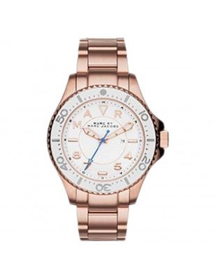 Horlogeband Marc by Marc Jacobs MBM3409 Roestvrij staal (RVS) Rosé 18mm