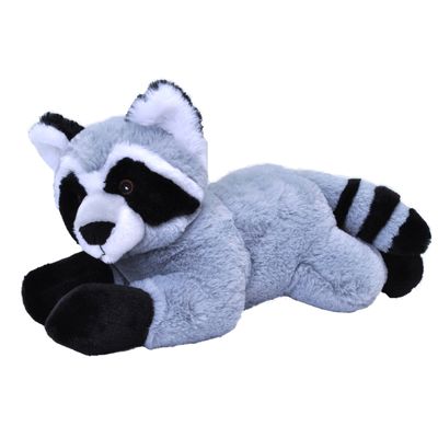 Pluche knuffel dieren Eco-kins wasbeer van 30 cm
