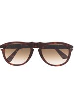 Persol lunettes de soleil à monture aviateur - Marron