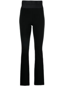 Alexander Wang pantalon à taille à logo - Noir