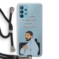 Hotline bling: Samsung Galaxy A32 4G Transparant Hoesje met koord