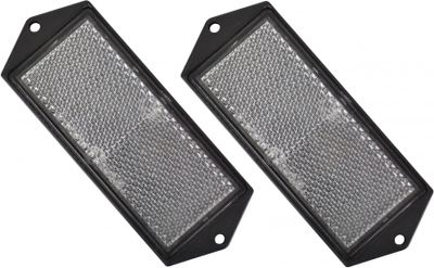 Carpoint reflectorset 104 x 40 mm 2 stuks wit