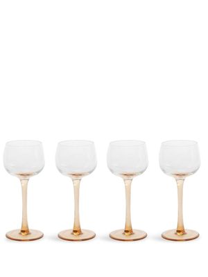 Bitossi Home lot de 4 gobelets Diseguale à design transparent - Rose