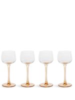 Bitossi Home lot de 4 gobelets Diseguale à design transparent - Rose - thumbnail