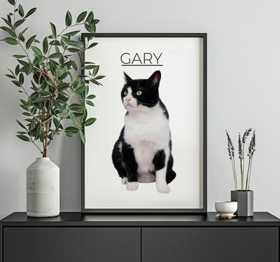 Gepersonaliseerde minimalistisch andere dieren poster