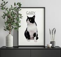 Gepersonaliseerde minimalistisch andere dieren poster