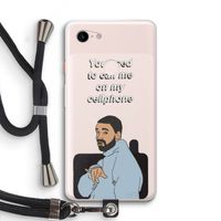 Hotline bling: Pixel 3 XL Transparant Hoesje met koord