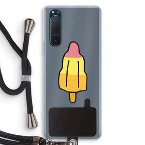 Raketijsje: Sony Xperia 5 II Transparant Hoesje met koord