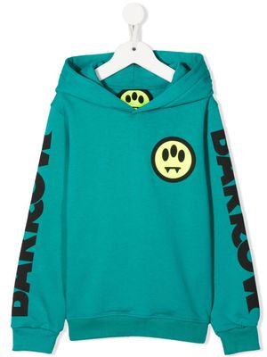 Barrow kids hoodie à logo imprimé - Vert