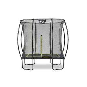 Exit Silhouette trampoline met net - 214 x 153 cm - Zwart