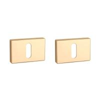 Aprile Prestige Rechthoekig Sleutelrozet 50x33x7mm gepolijst goud PVD Rozetten