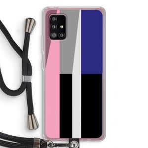 Gestalte 4: Samsung Galaxy A51 5G Transparant Hoesje met koord
