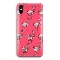 Flamingo: iPhone X Volledig Geprint Hoesje