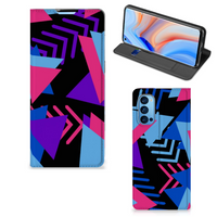 OPPO Reno4 Pro 5G Stand Case Funky Triangle - thumbnail