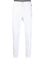 Philipp Plein pantalon de jogging à patch logo - Blanc