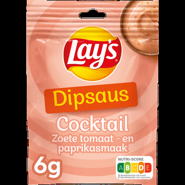 Lay&apos;s Dipsaus Cocktail Zoete Tomaaten Paprikasmaak 6 gr bij Jumbo