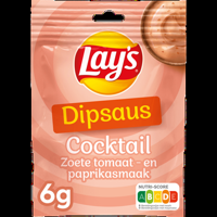 Lay&apos;s Dipsaus Cocktail Zoete Tomaaten Paprikasmaak 6 gr bij Jumbo