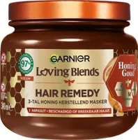 Garnier Loving Blends Honing Goud Haarmasker - 340 ml