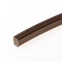 Inleg trapstrip pvc ts 11x8 bruin