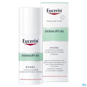 Eucerin Dermopure HYDRA Aanvullende Verzachtende Crème Acne Onzuivere Huid 50ml