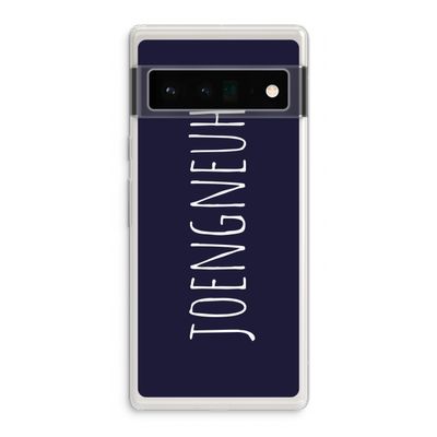 Joengneuh!: Google Pixel 6 Pro Transparant Hoesje