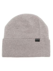 Woolrich bonnet en cachemire à design nervuré - Gris