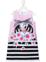 Monnalisa robe Daisy Duck à design sans manches - Rose - thumbnail