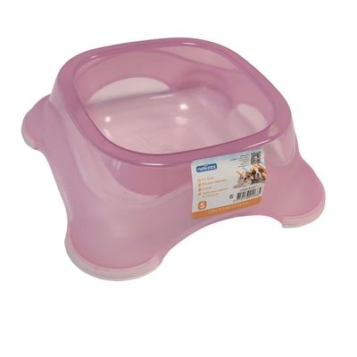 Nobleza Voerbak voor hond en kat - Roze - Maat S