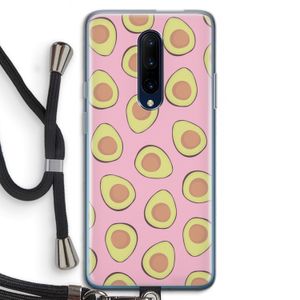 Dancing avocados: OnePlus 7 Pro Transparant Hoesje met koord