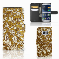 Wallet Case Samsung Galaxy S7 Barok Goud