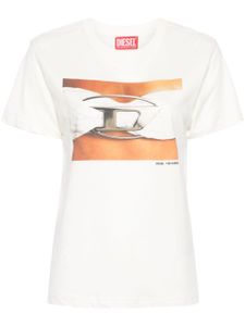 Diesel t-shirt T- Regs-N3 à imprimé photographique - Blanc
